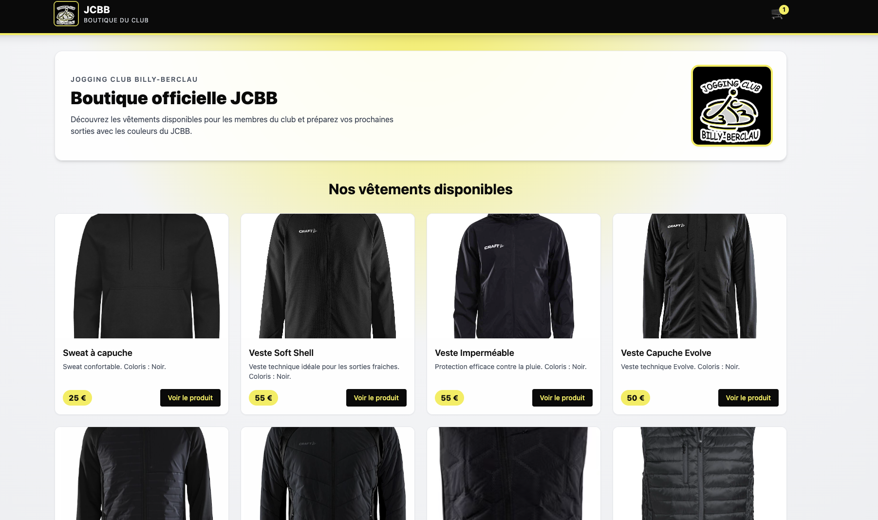 Boutique Club Running - JCBB